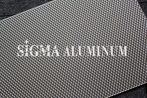 Rhombus Pattern Embossed Aluminum Sheet