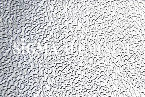 Worm Pattern Embossed Aluminum